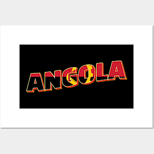 Angola Vintage style retro souvenir Posters and Art